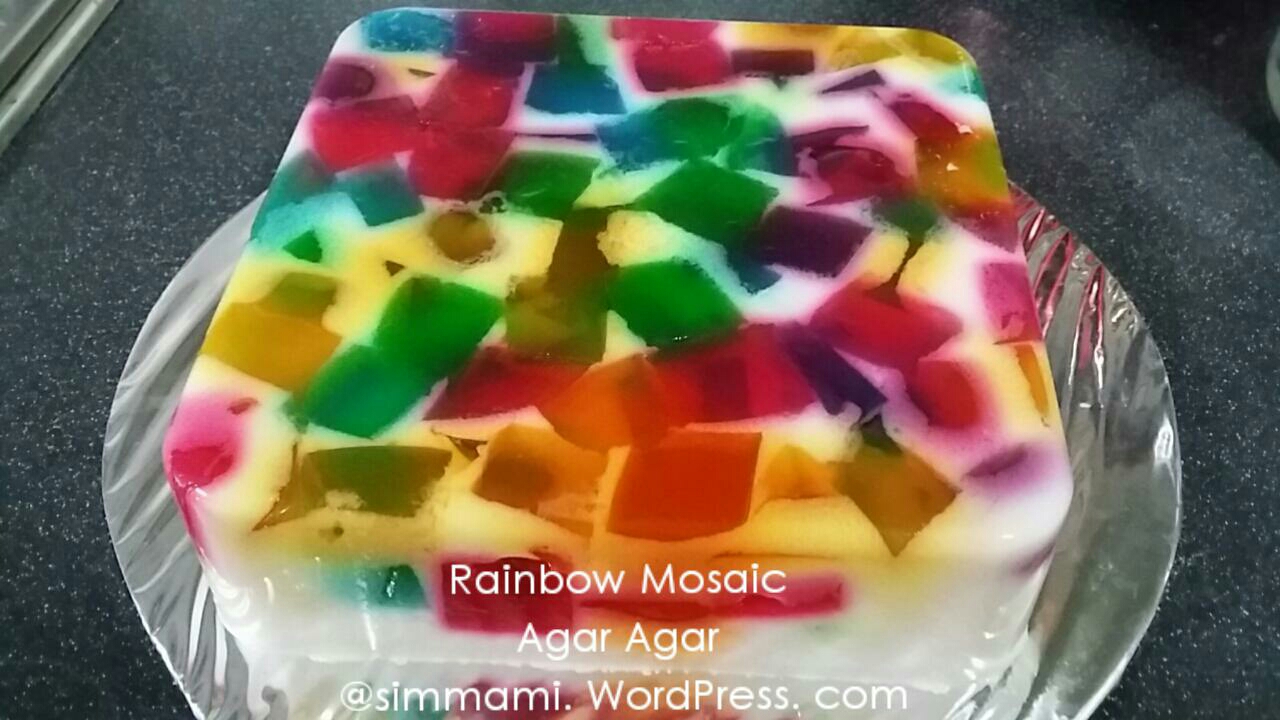 Rainbow Mosaic Agar Agar